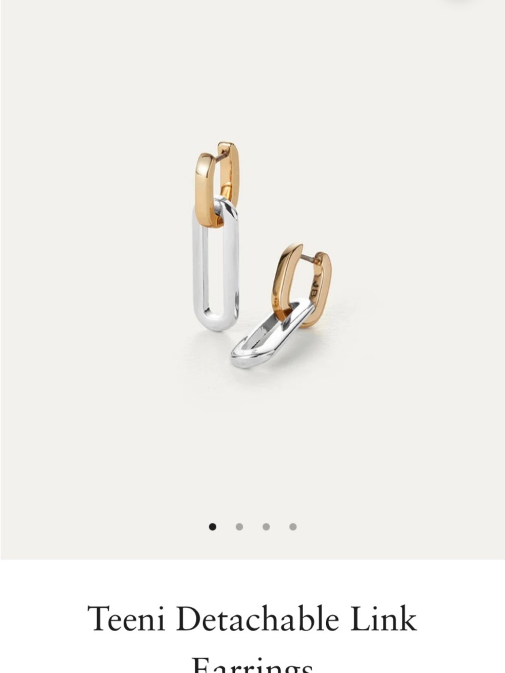 Jenny Bird Teeni Detachable Link Earrings - Picture 5 of 7